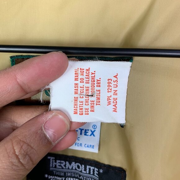 VTG Remington Gore-Tex Camo Hunting Jacket Thermolite Size M USA Made - Picture 12 of 13